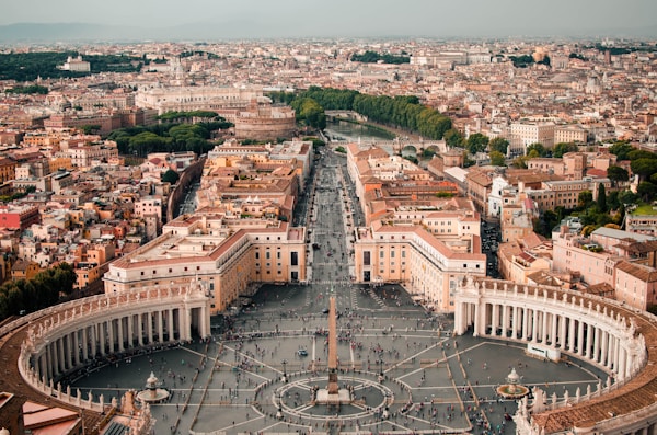 Arrival into Rome