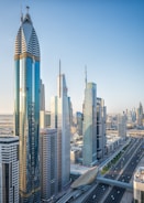 birds eye view of high-rise buildings