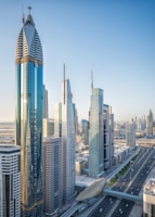 birds eye view of high-rise buildings