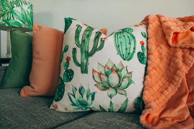 Colour story cushion set — illustrative sample