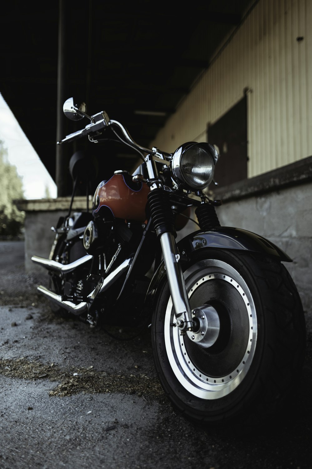 red bopper motorcycle