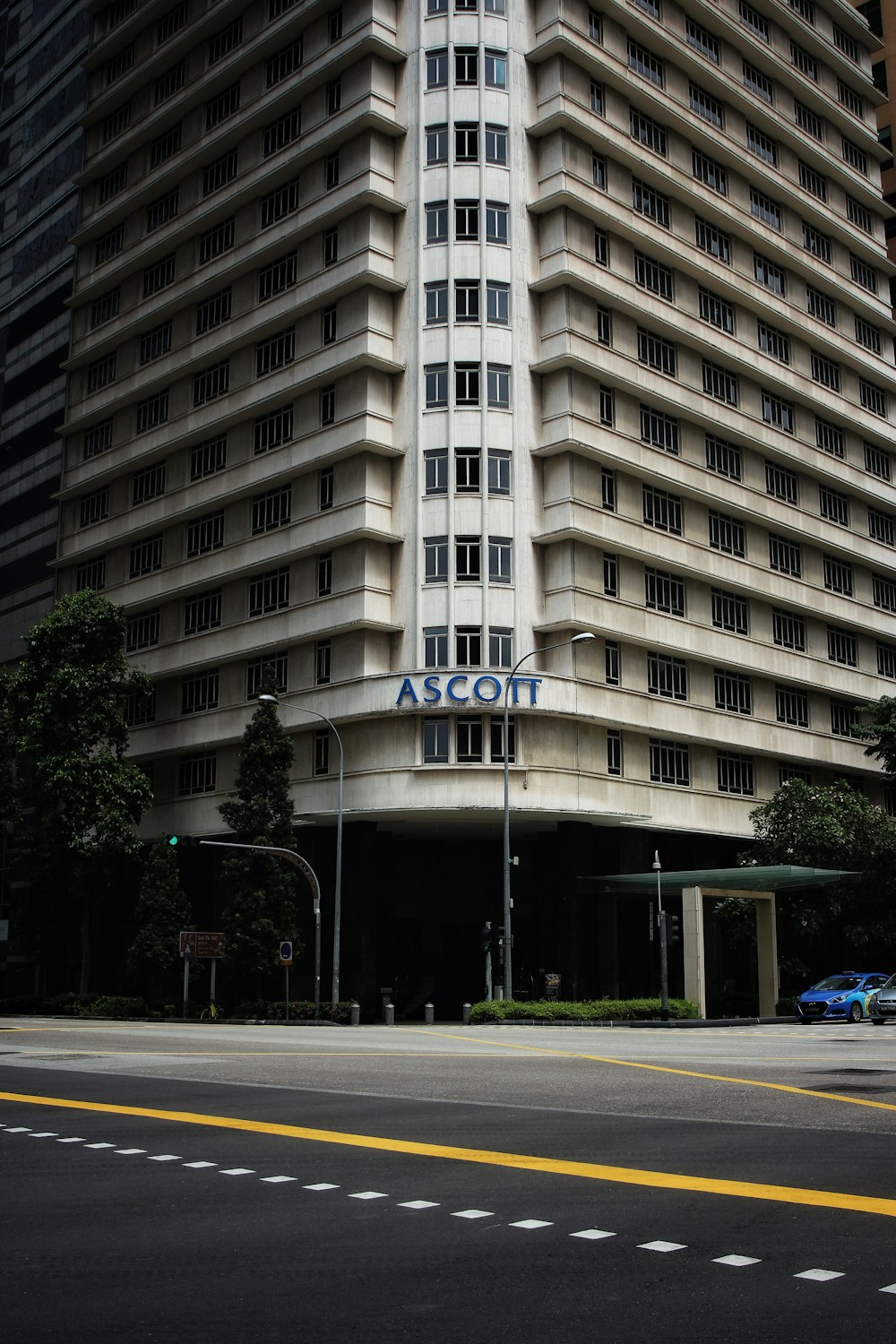 photo of gray high rise building