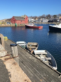 Watercolor postcard featuring the weathered wooden docks and boats that shaped Hamilton’s early life