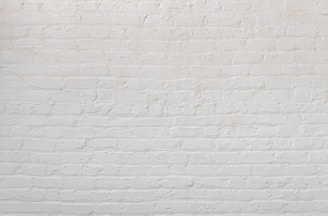 white brick wall