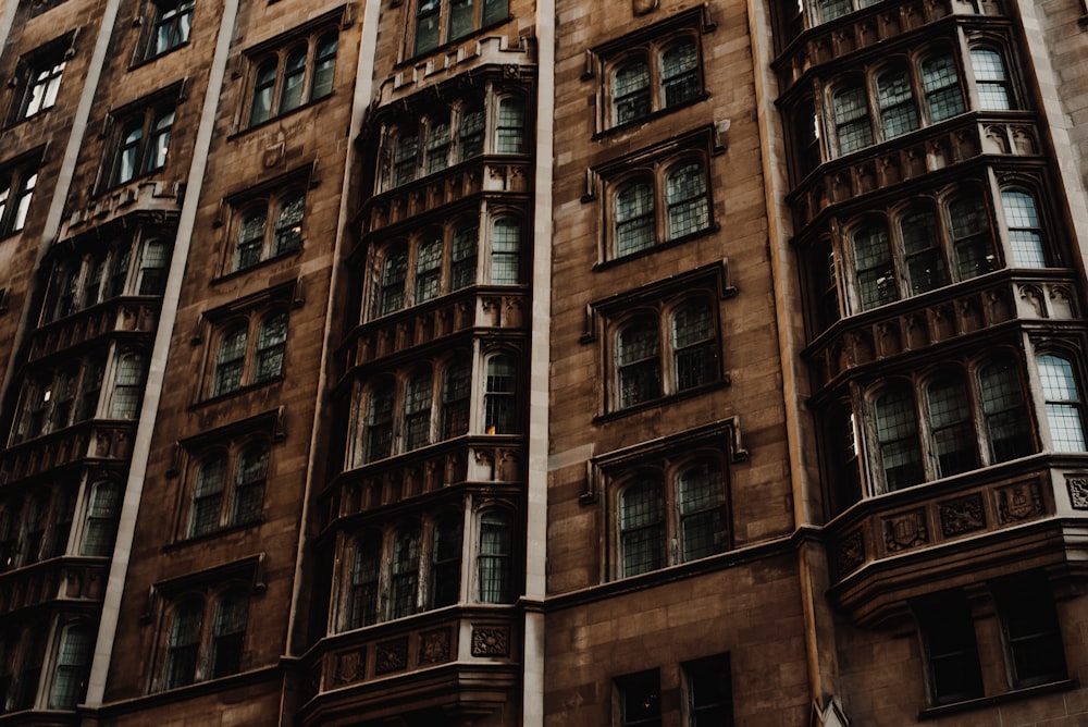 structure photography of brown concrete building