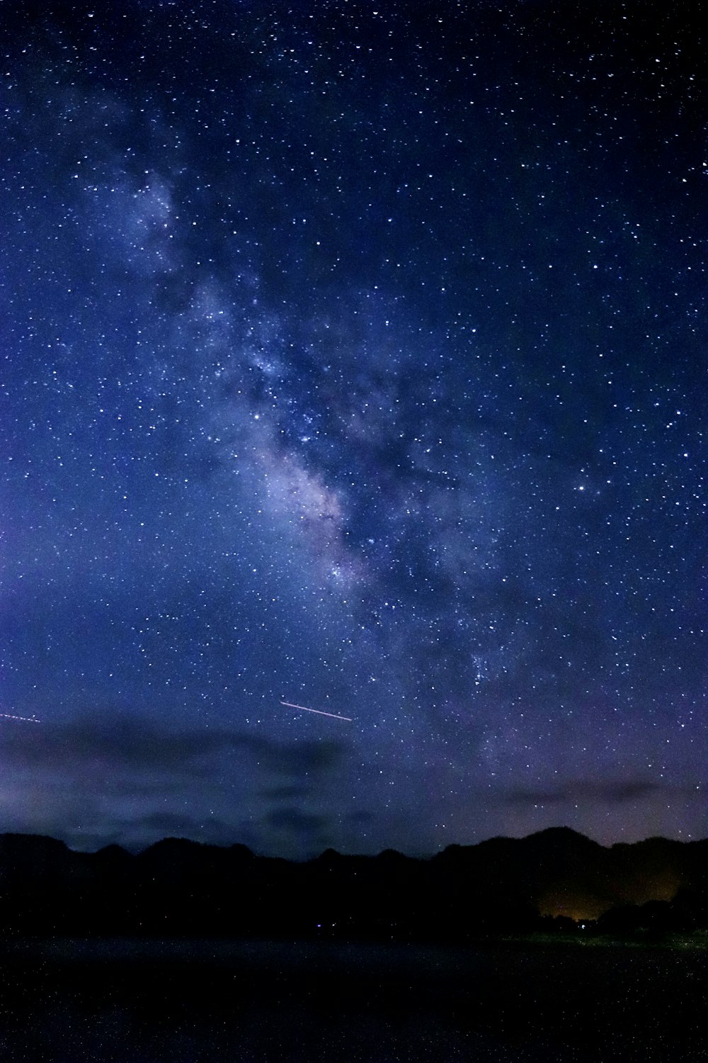 starry sky at night