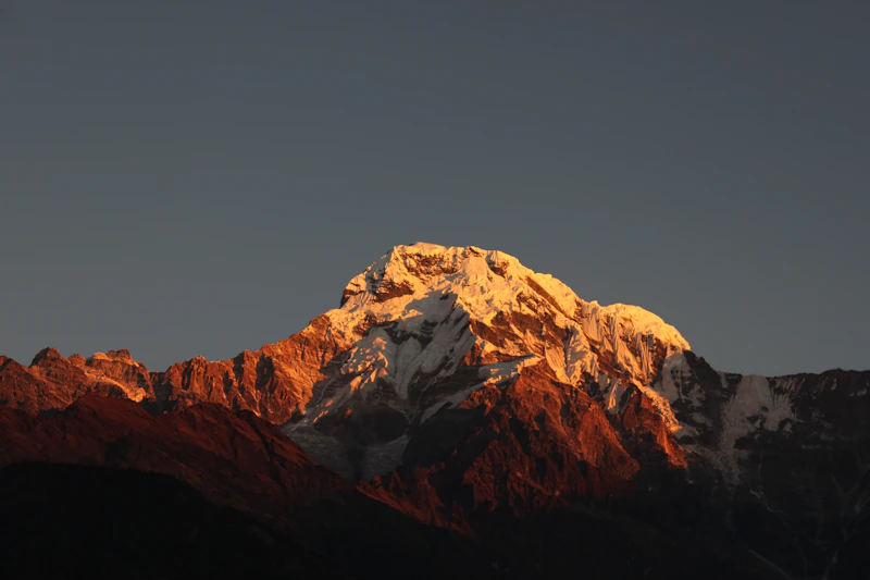 Poon Hill viewpoint sunrise Annapurna panorama