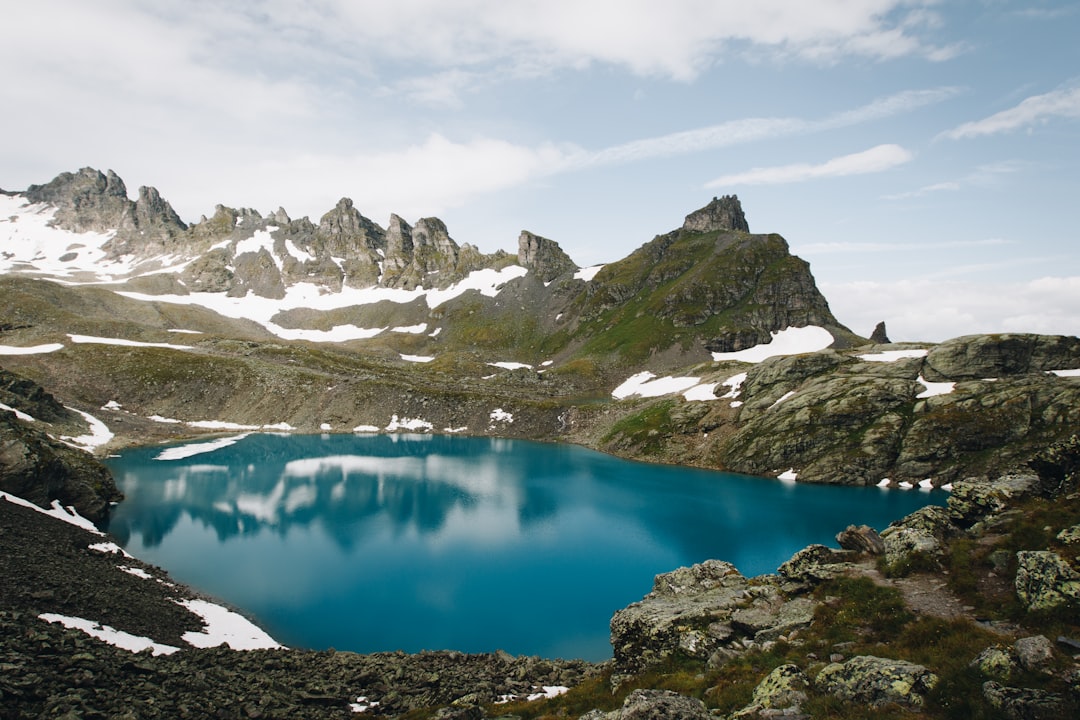 Glacial lake photo spot Wildsee Davos