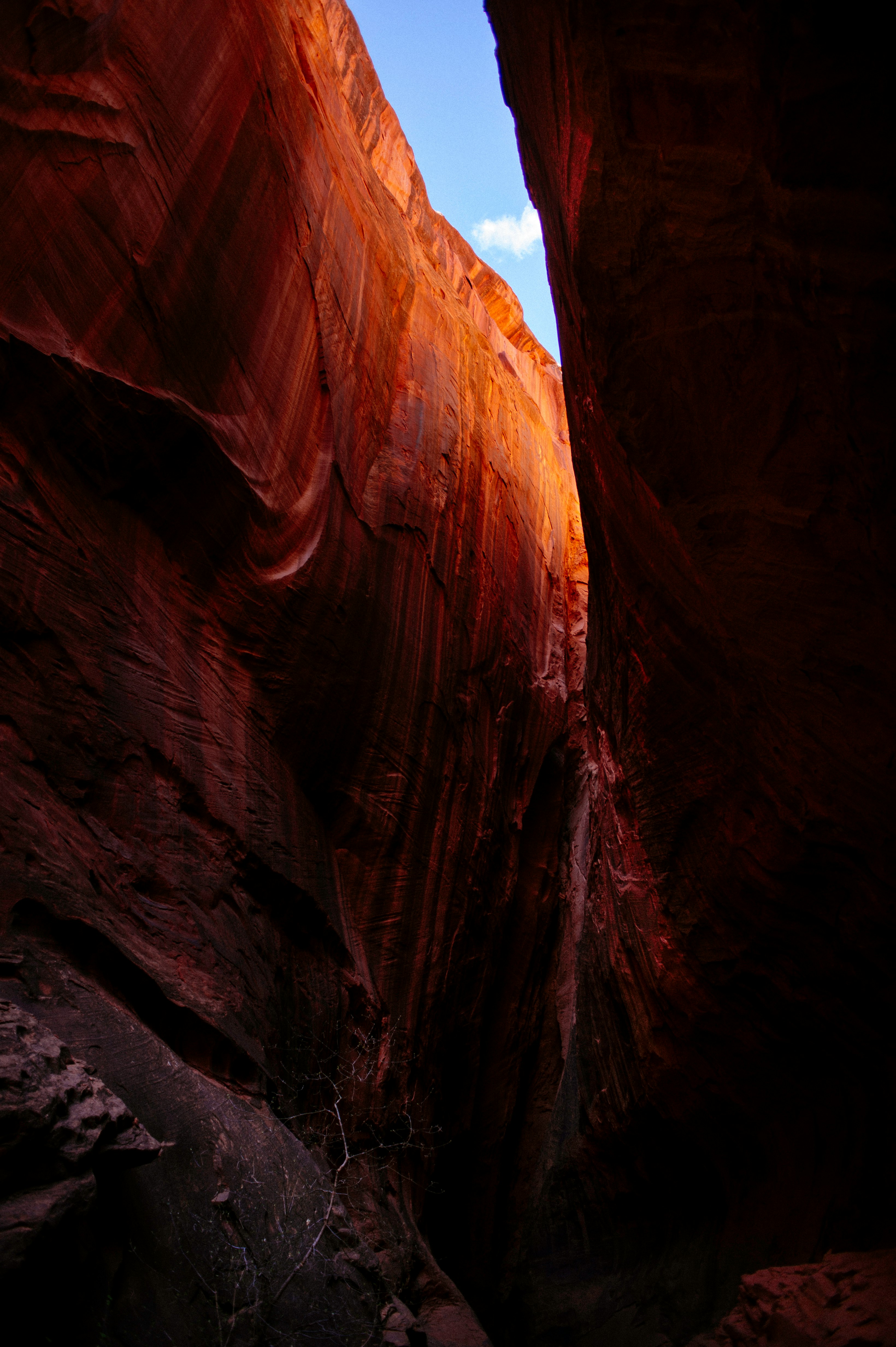 brown rock formation