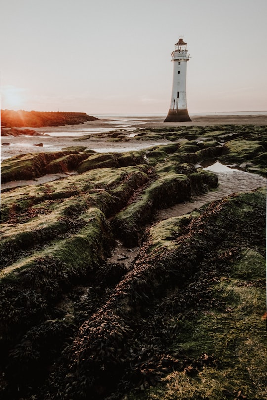 landscape photo of lighthouse in New Brighton, Perch Rock Lighthouse United Kingdom