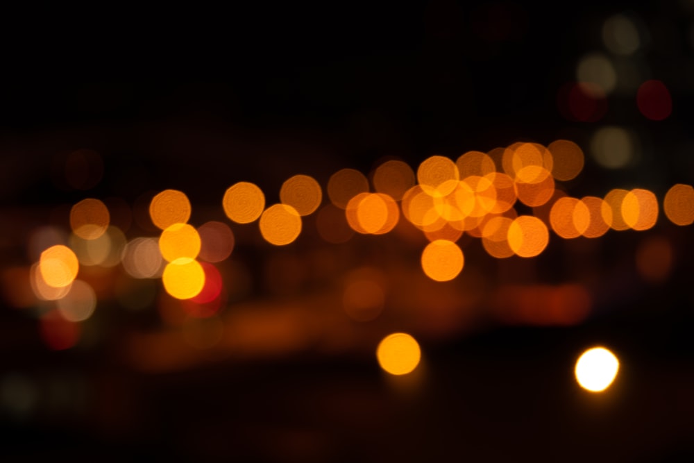 bokeh luzes