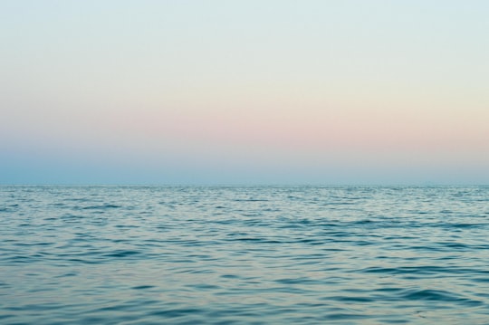 body of water at blue hour in San Nicolás Mexico