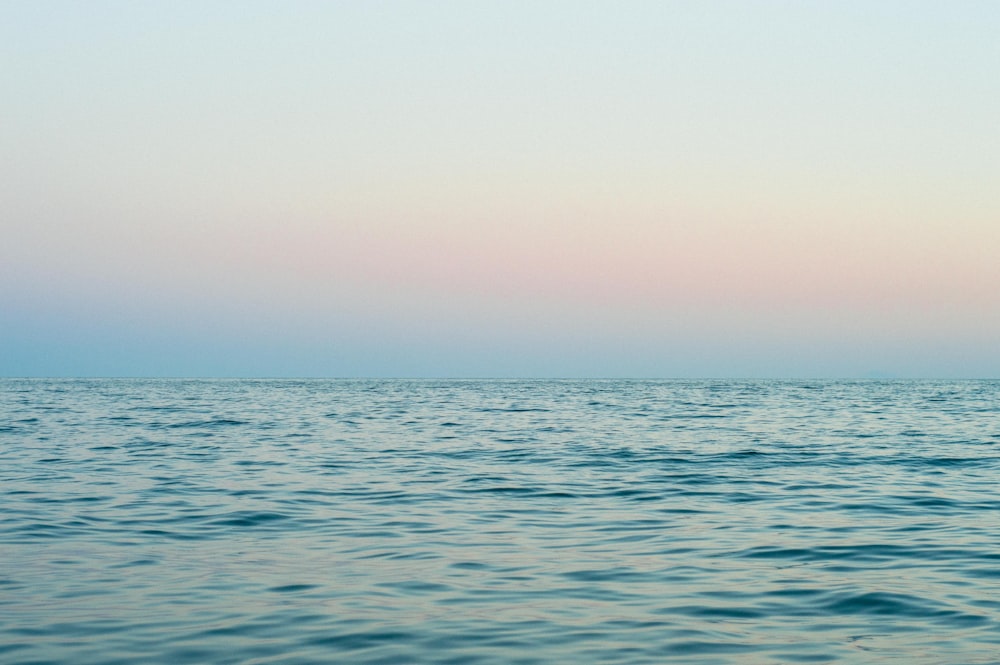 body of water at blue hour