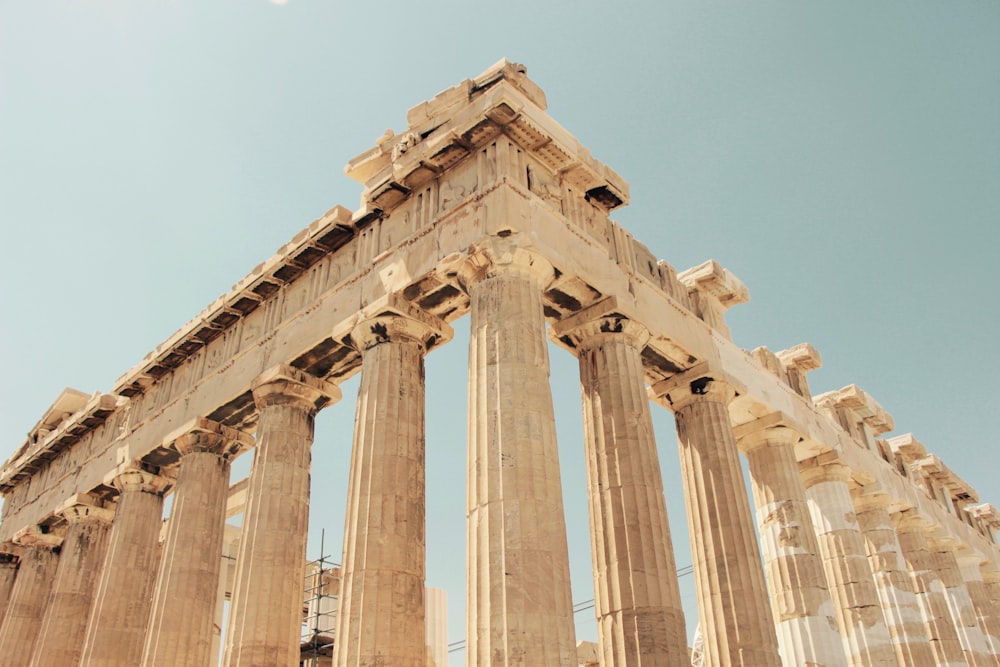Low Angle Fotografie des Parthenon, Griechenland