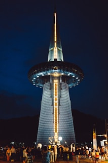 gray tower building on blue sky