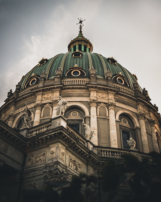 gray and green dome building in Frederiks Kirke Denmark