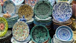 Artistic tikka pieces showcasing unique craftsmanship.