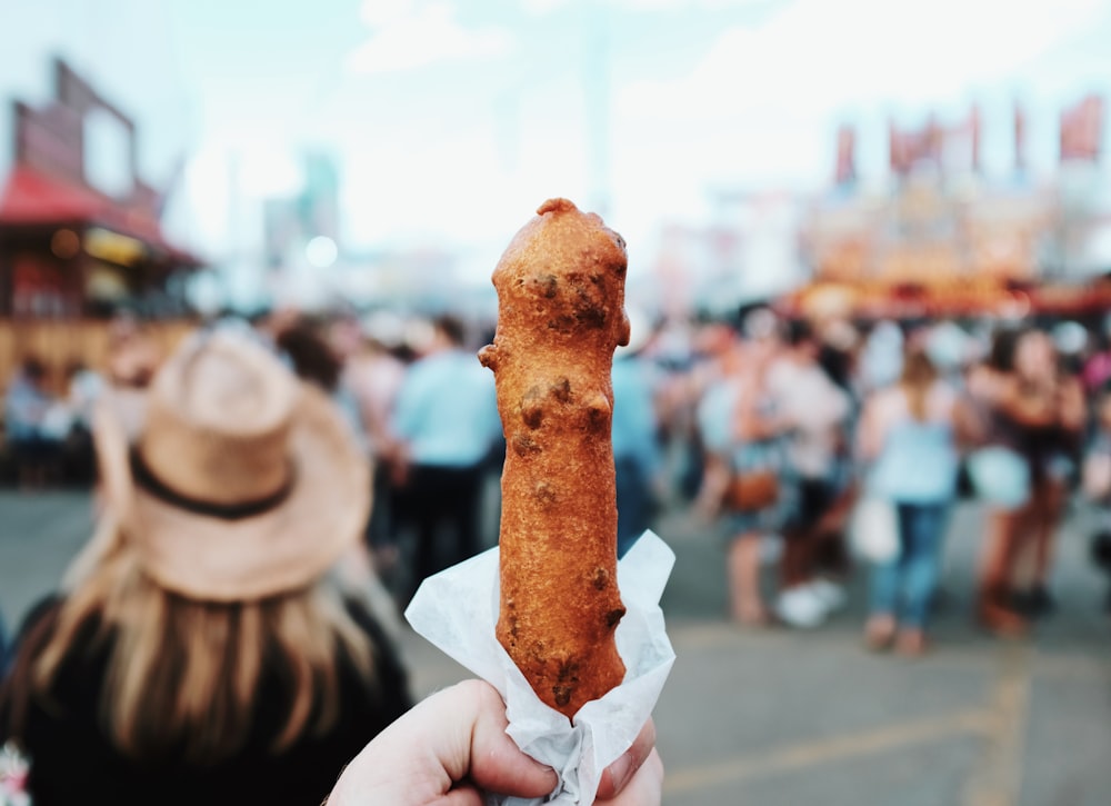 selective focus photography of baked bread