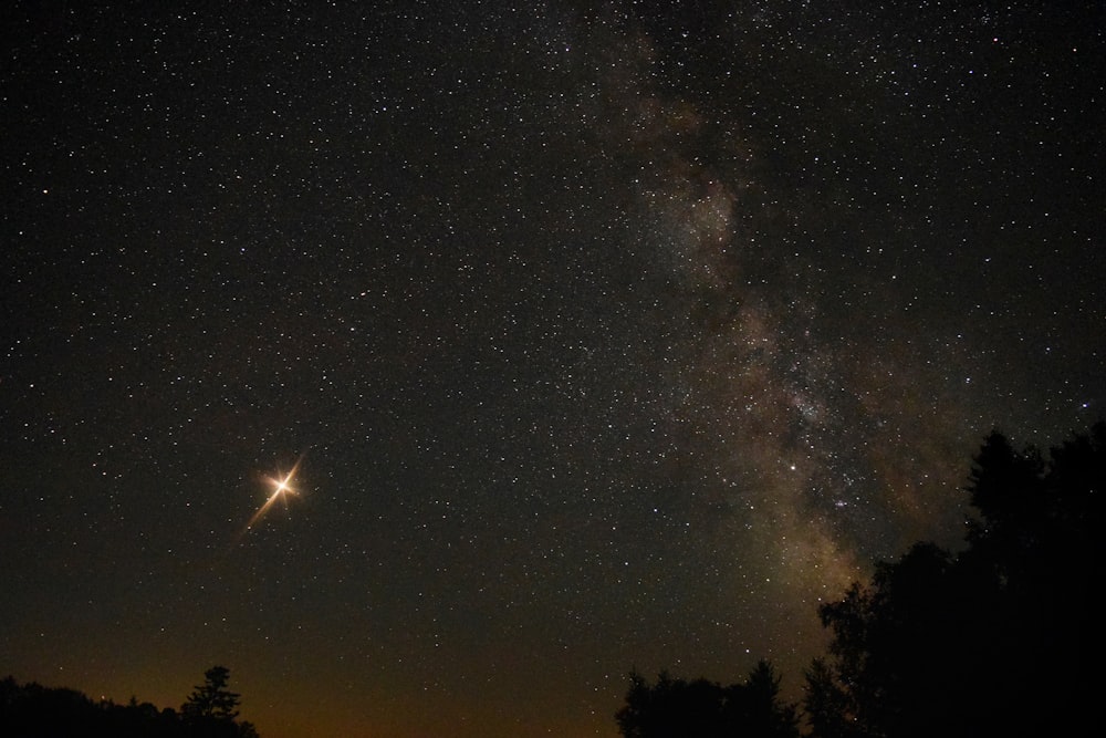 foto da noite estrelada