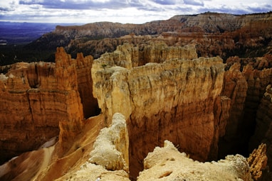 scenery of mountain canyon