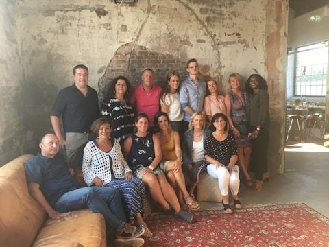 A casual group photo of the podcast team at a local Buffalo diner.