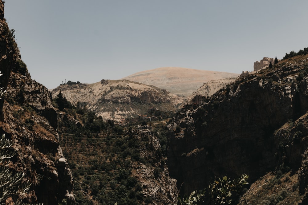 high-angle photography of mountain range