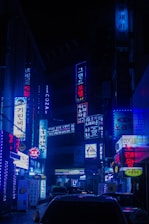 building signage turned-on during nighttime