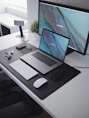 MacBook on desk
