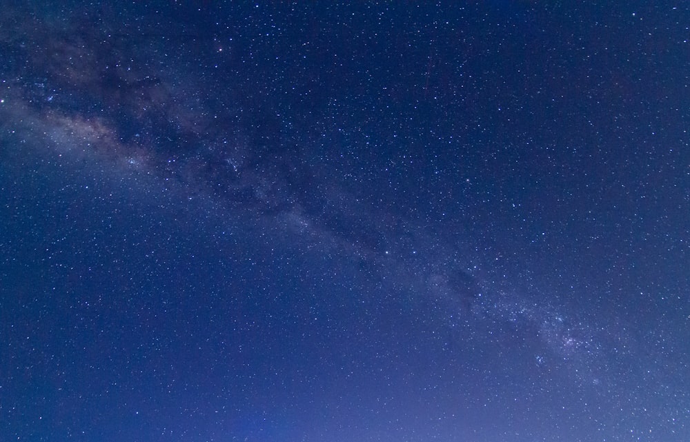 Milky Way galaxy at night