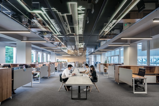 minority people working at a desk