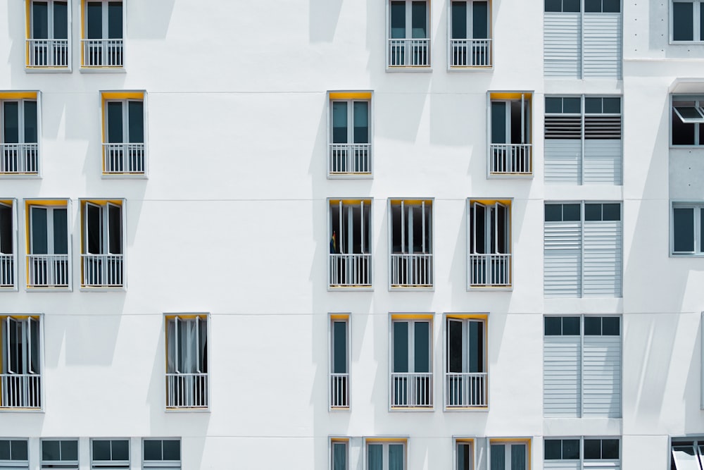 photo of white concrete building