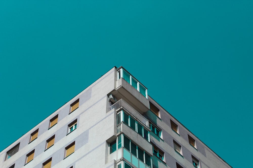 minimalist photography of high-rise building