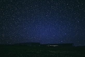 starry sky at night