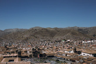 A panoramic view of Mendoza city highlighting local businesses supported by Cantera Roja.