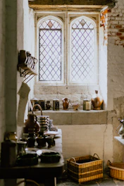 assorted jars at the window