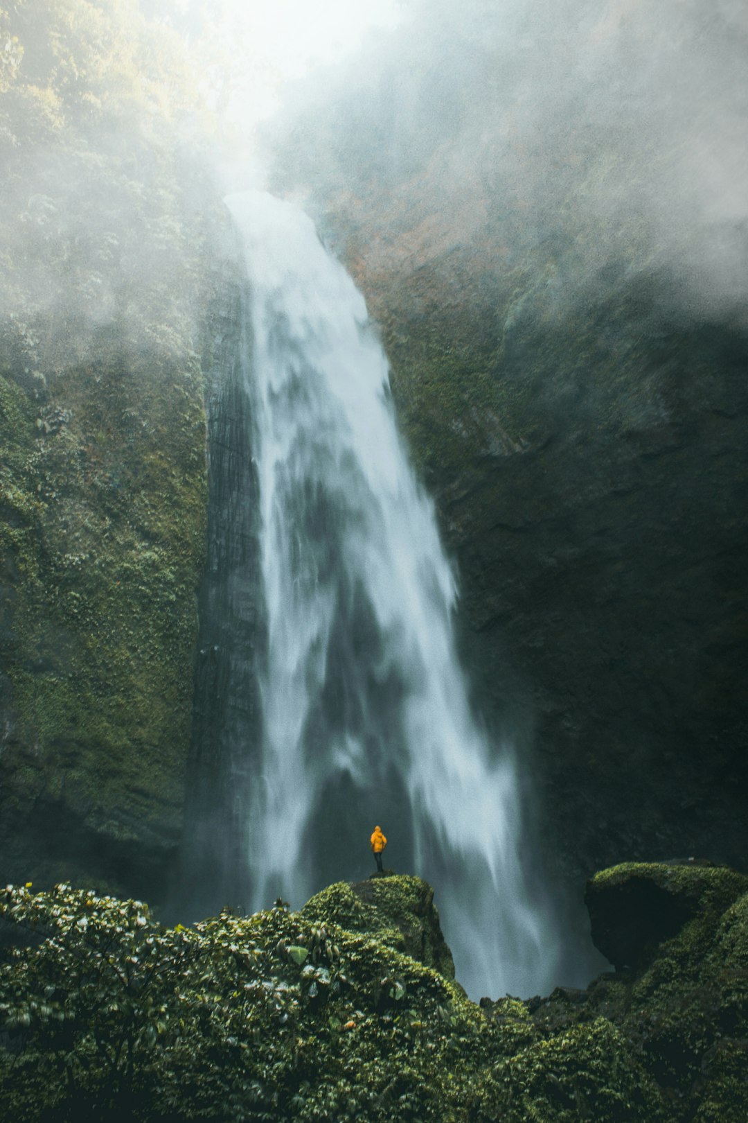 Waterfall photo spot Air Terjun Kabut Pelangi Goa Tetes