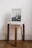 Rucksack book on side table