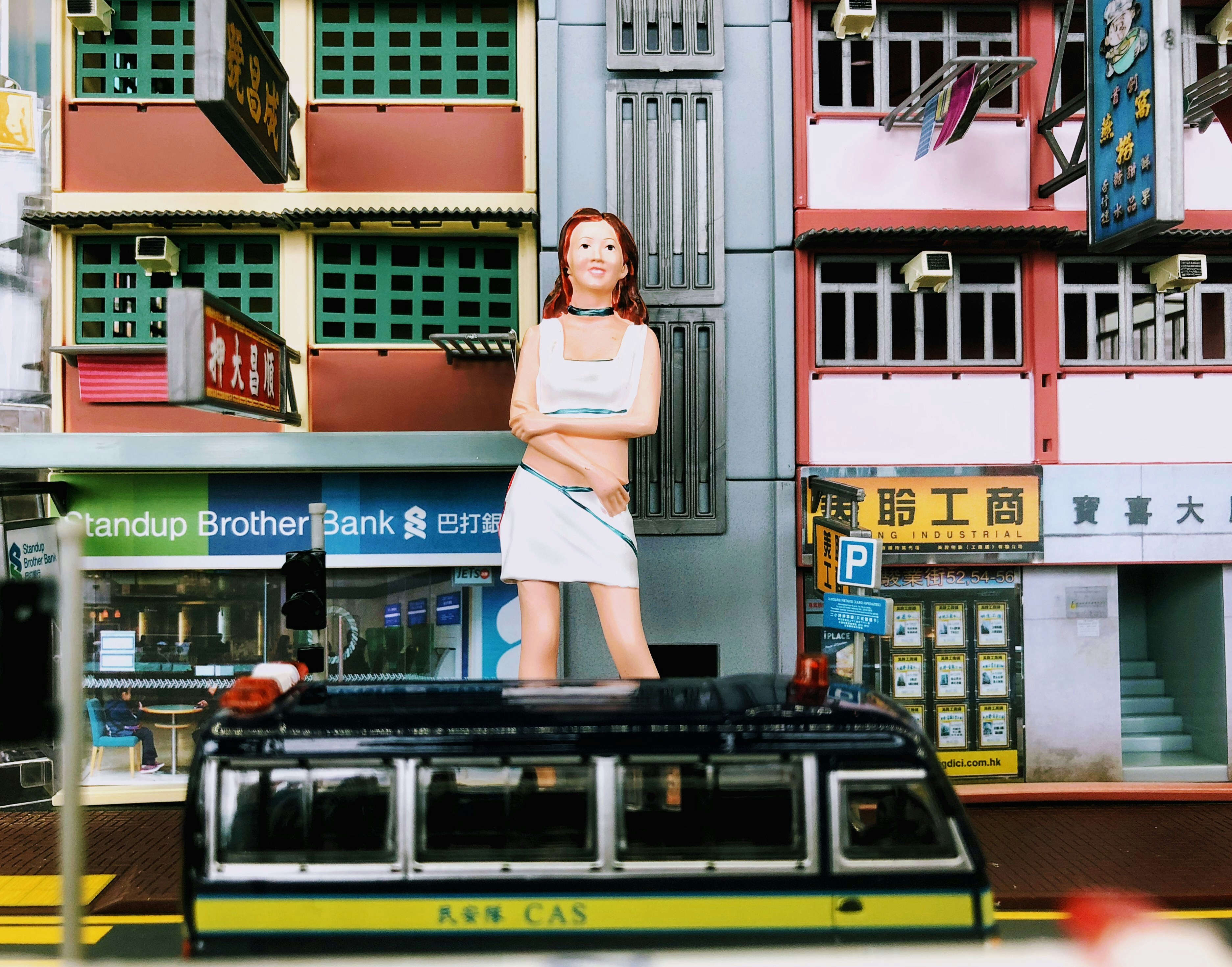 Model toy set on display in Hong Kong