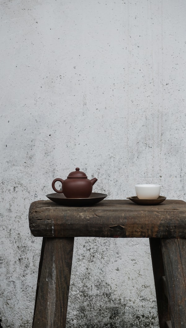 Traditional clay teapot
