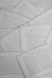 white and black paper lot