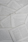white and black paper lot