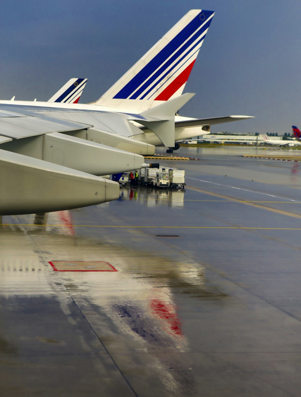 plane on road