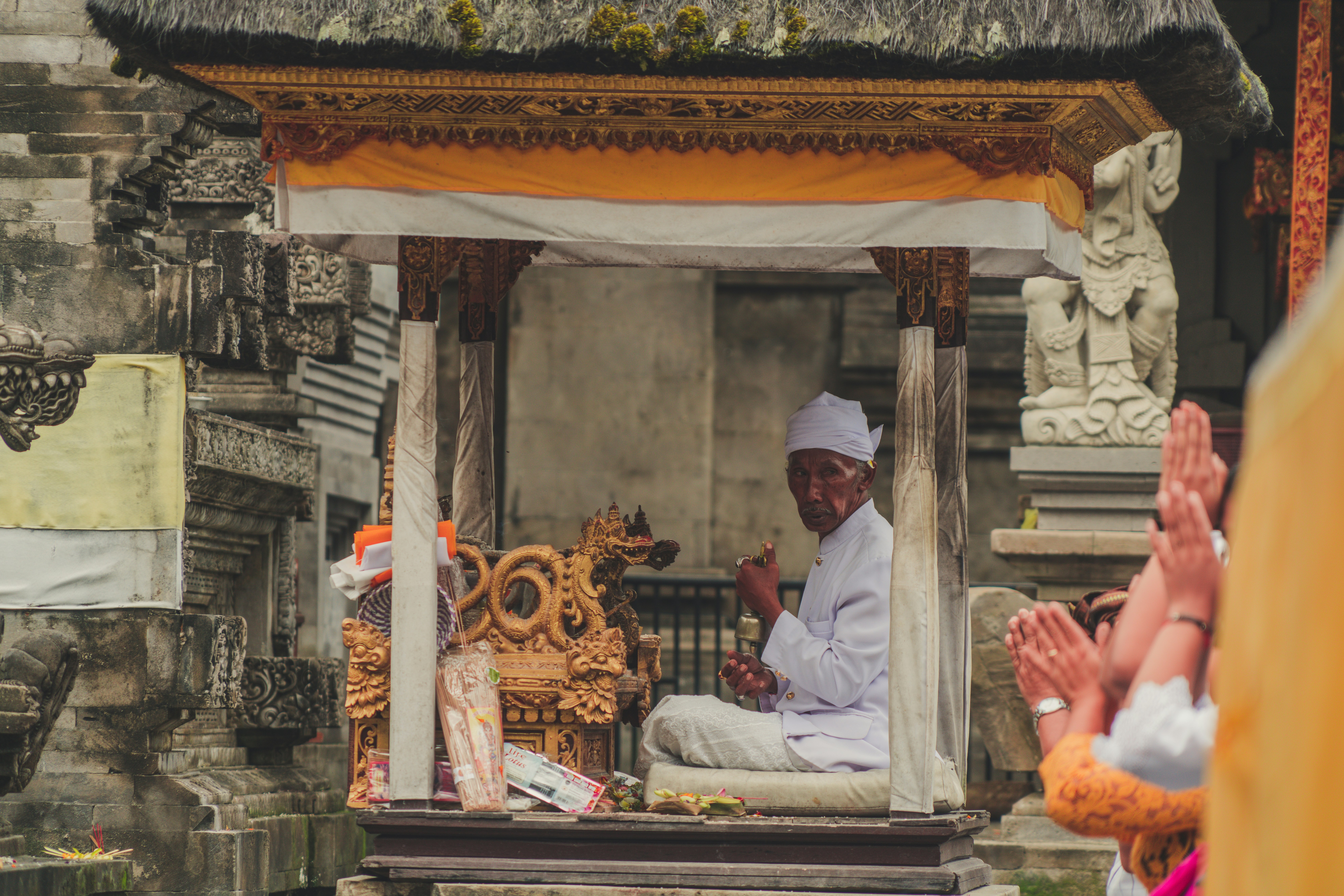 An religious ceremony in Bali