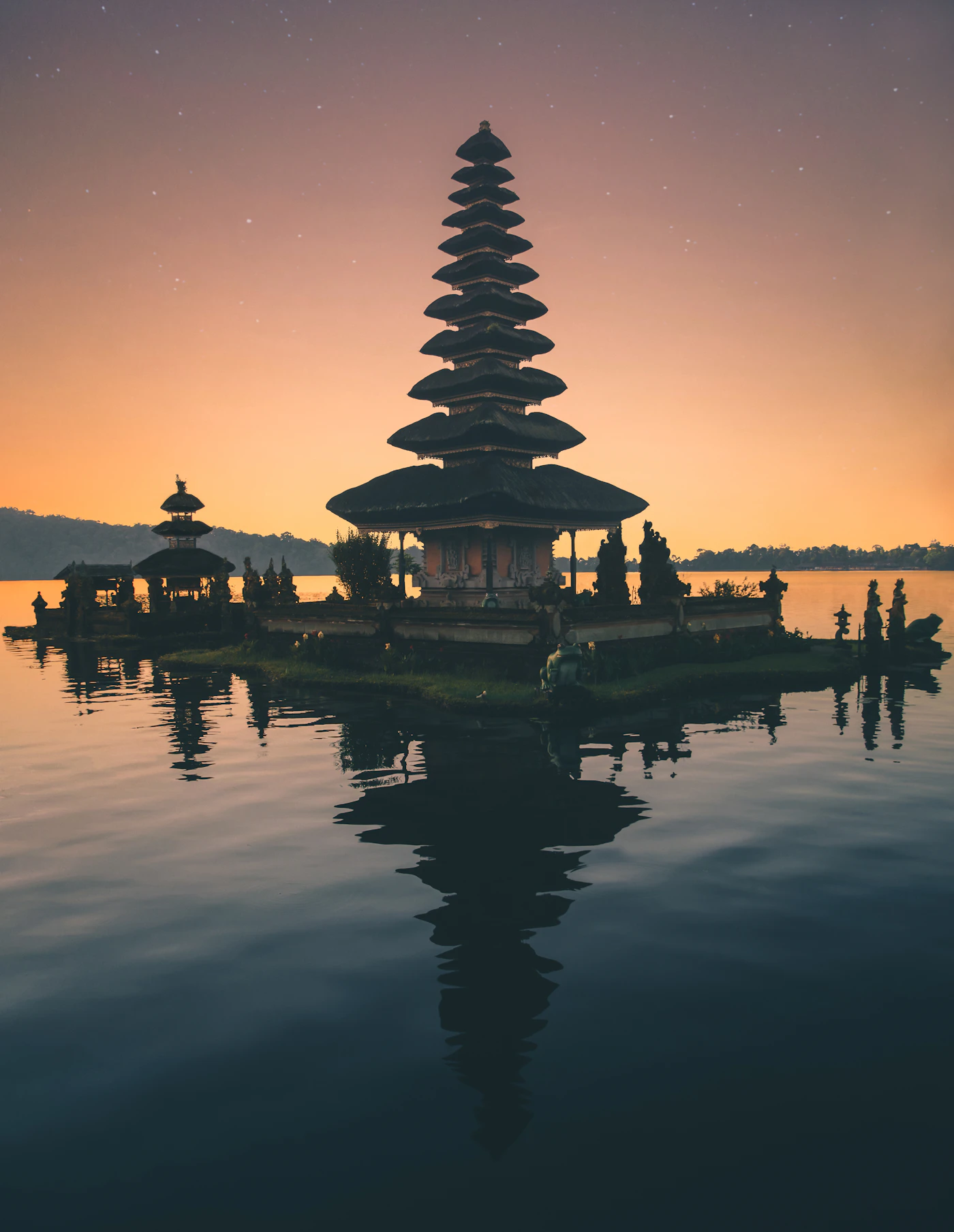 Pura Ulun Danu Bratan on Lake Bratan