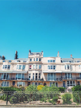 Street view of a typical South East England terraced house used for social housing placements.