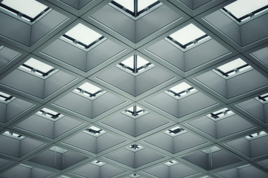 gray ceiling