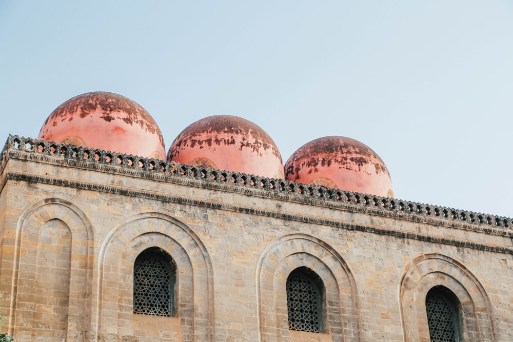 brown concrete temple at daytime