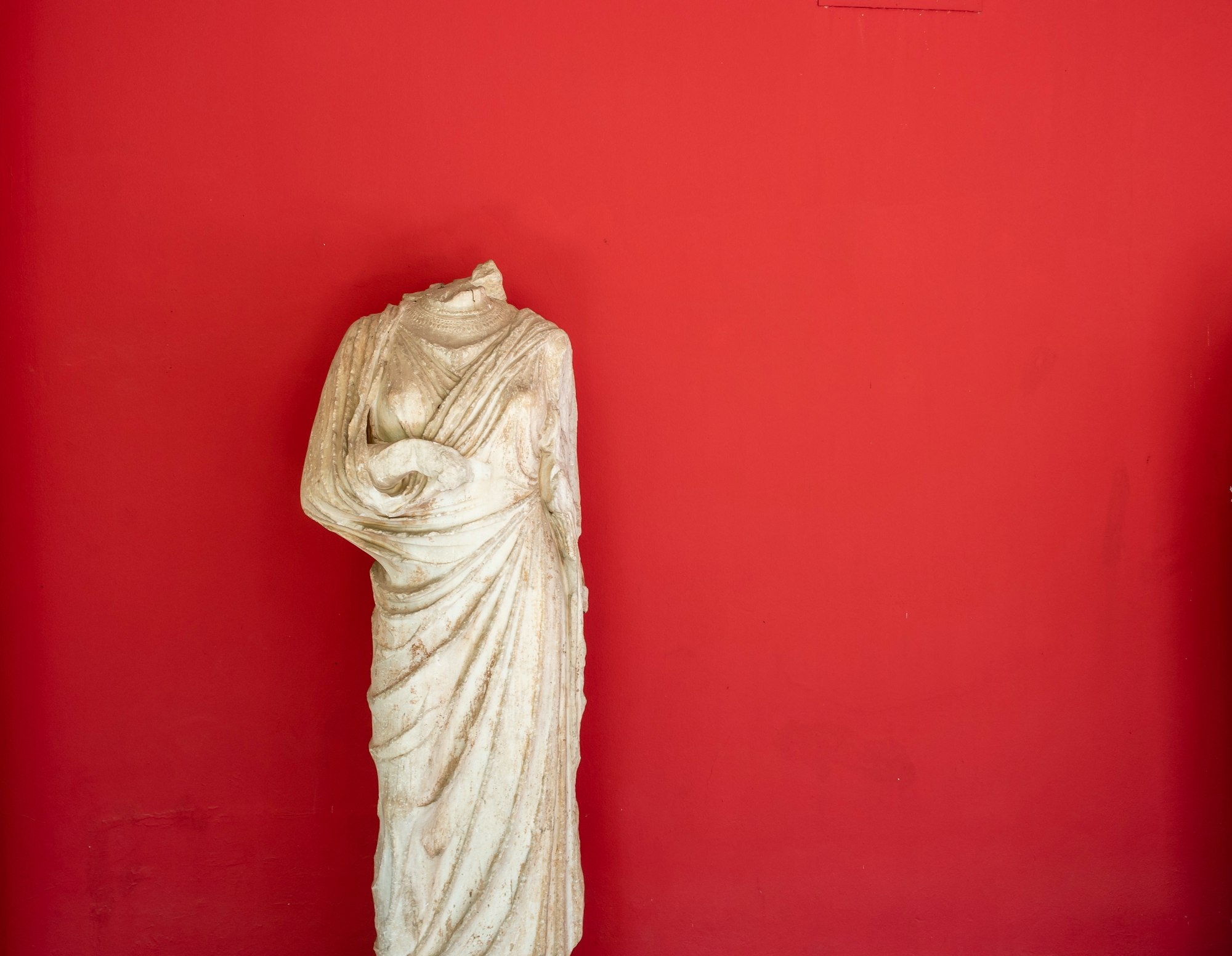 The National Archaeological Museum of Athens, Greece. Photo taken in the inner garden with natural light.