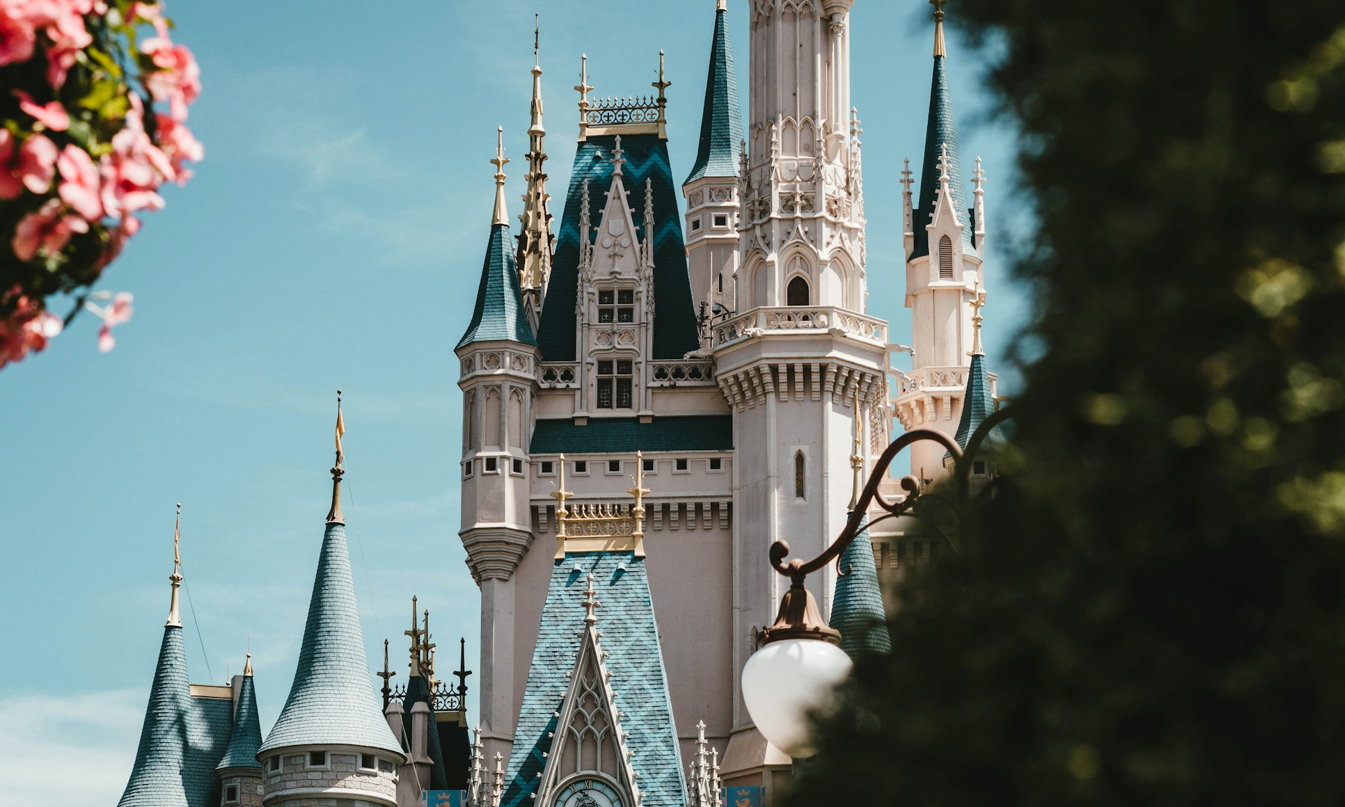 The Disneyland castle