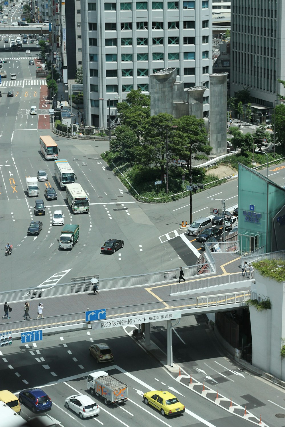 top view of bridge